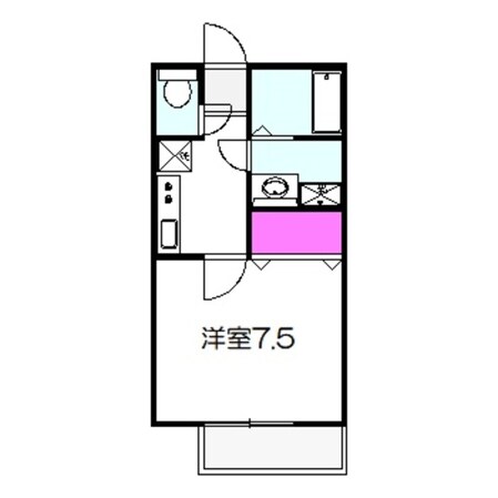 ブルージュ高殿の物件間取画像